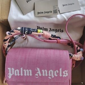 Palm Angels Pink Bandana Crash Bag